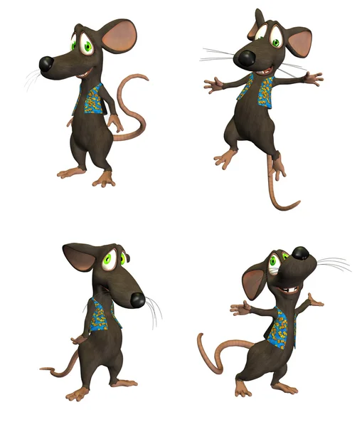 stock image Cartoon Mouse Pack 3/3