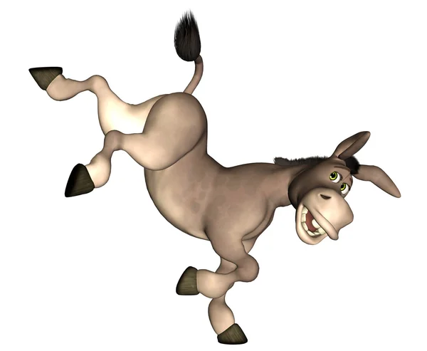 Desenhos animados burro — Fotografia de Stock