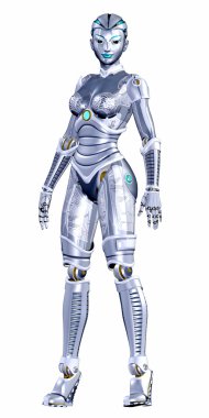 Female Robot clipart