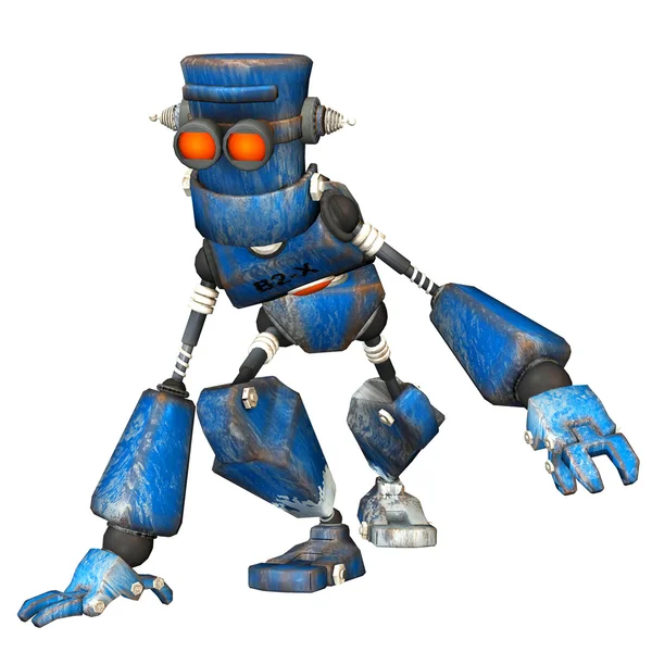 Blue Robot — Stock Photo, Image