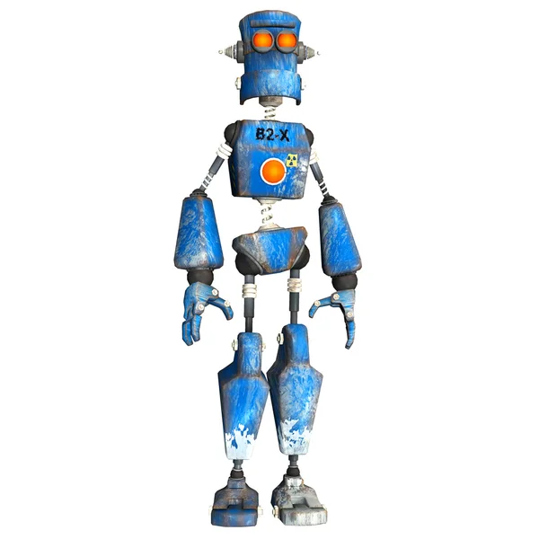 Robot azul — Foto de Stock