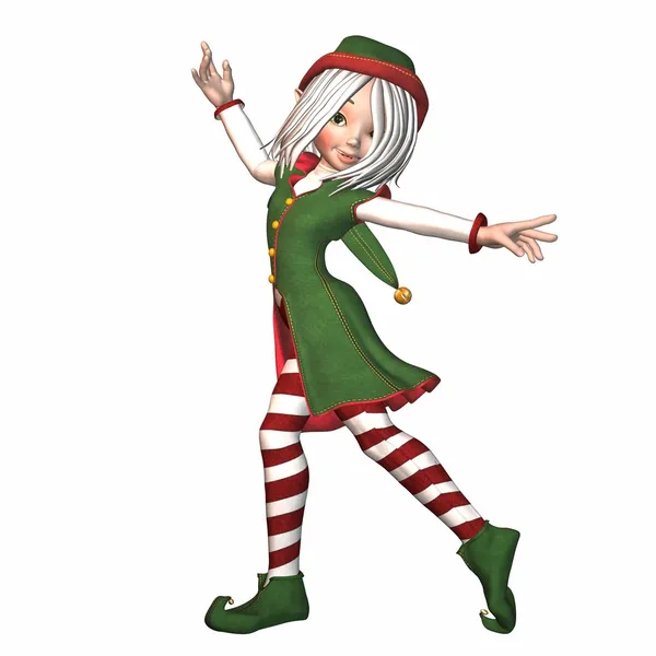 Świąteczny elf — Zdjęcie stockowe