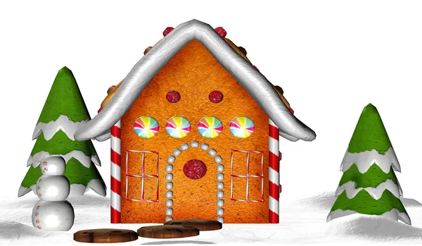 Gingerbread House — Stock Photo, Image