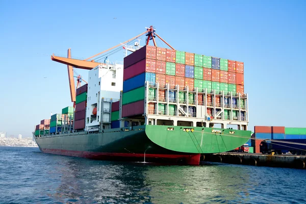 Containerfartyg Stockbild