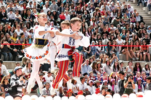 Danse folklorique biélorusse — Photo