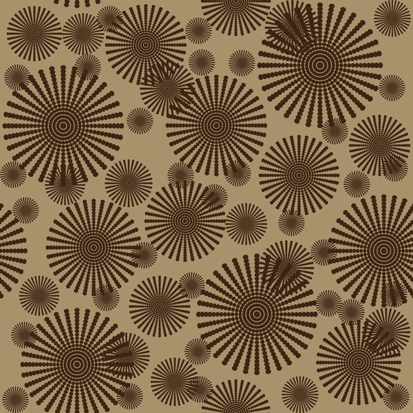 Brown fundo floral abstrato — Fotografia de Stock