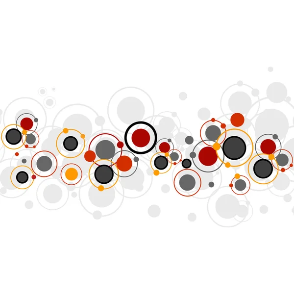 Hintergrund mit farbigen Kreisen — Stockfoto