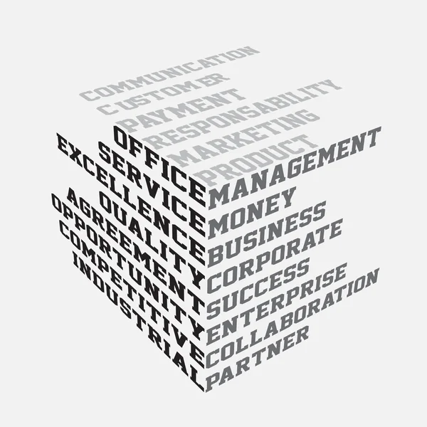 Termes commerciaux typographie — Image vectorielle