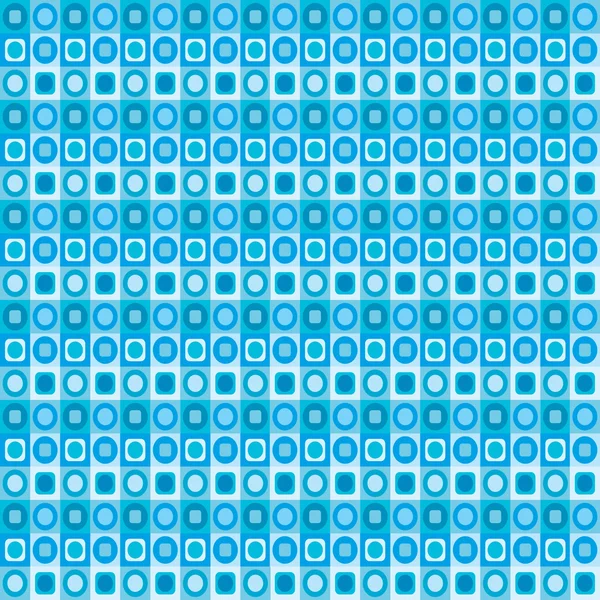 Patrón geométrico azul sin costura — Vector de stock