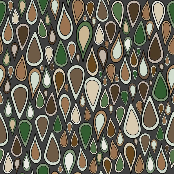 与棕色和绿色元素抽象背景 — 图库矢量图片
