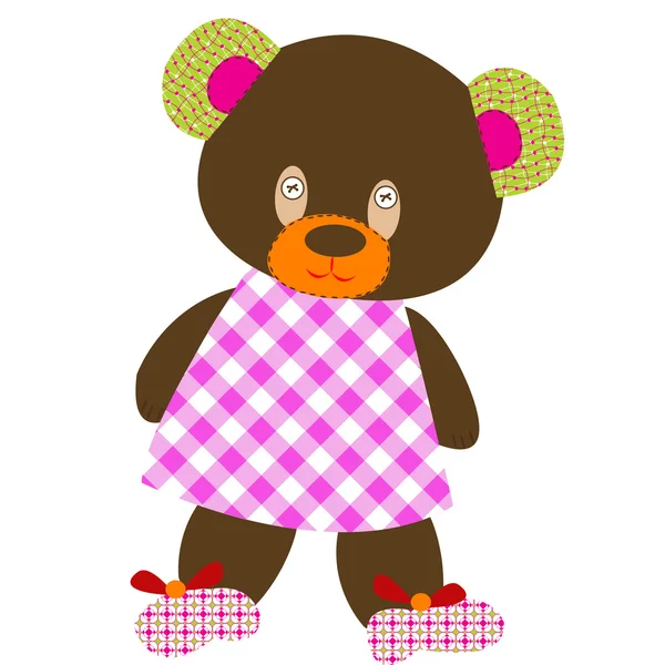 Плюшевий ведмедик іграшка — стоковий вектор