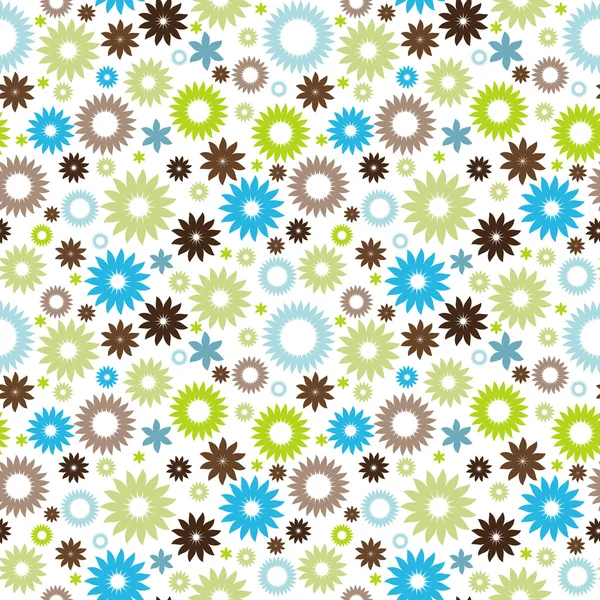 Floral pattern seamless background — Stock Vector