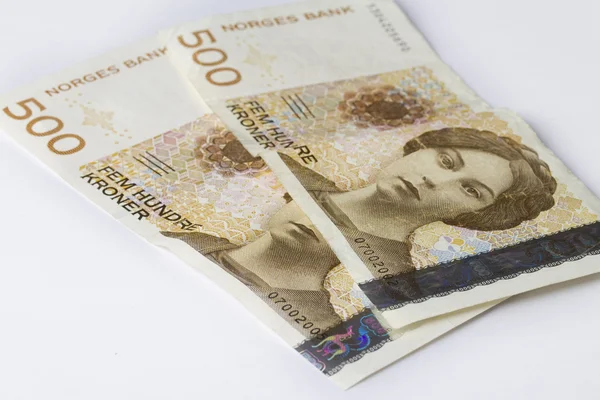 Closeup of Norwegian money. — Stock Photo, Image