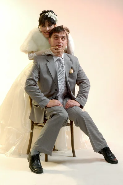花婿と花嫁 — ストック写真