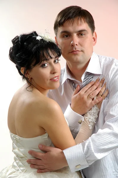 Bridegroom and bride — Stock Photo, Image
