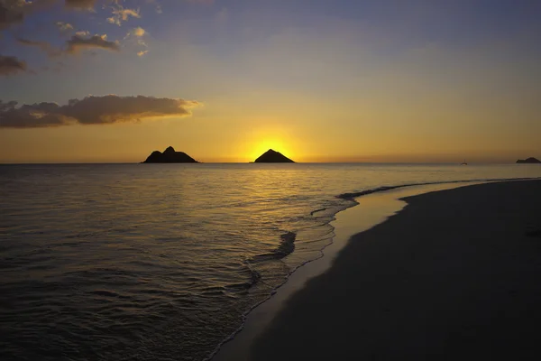 Sunrise mokulua Adaları — Stok fotoğraf