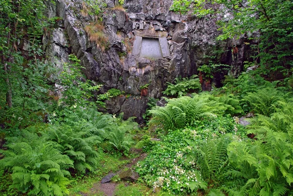 Grób Edwarda Griega w pobliżu jego domu w bergen — Zdjęcie stockowe