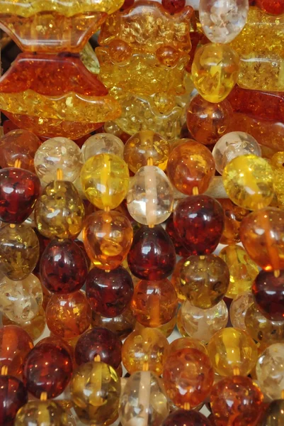 Lote de cuentas de colores de diferentes minerales — Foto de Stock