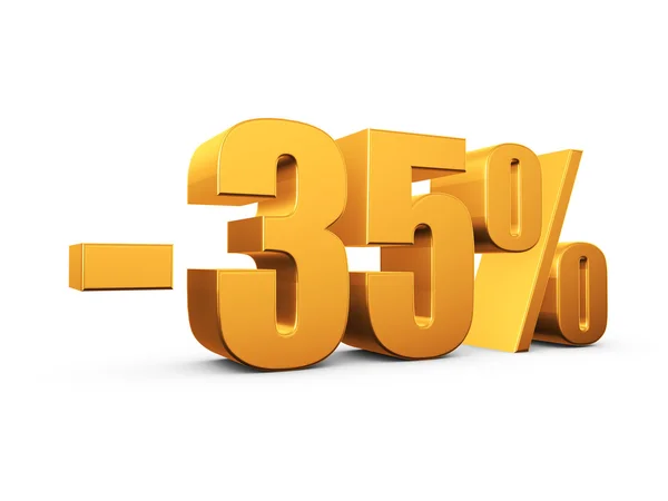Porcentaje de metal 3d —  Fotos de Stock