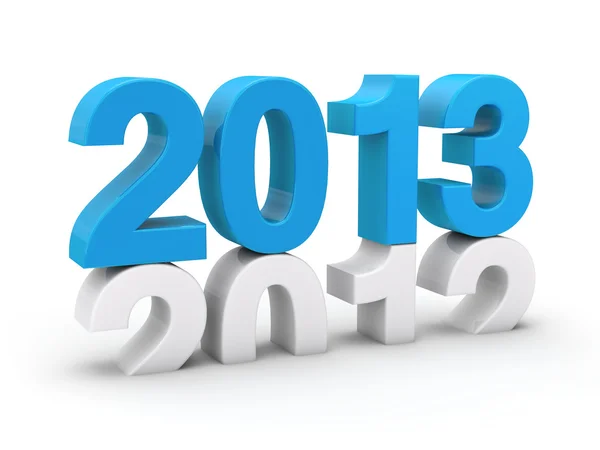 New year 2013 3d render — Stock Photo, Image