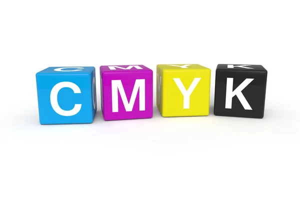 Conceito CMYK — Fotografia de Stock