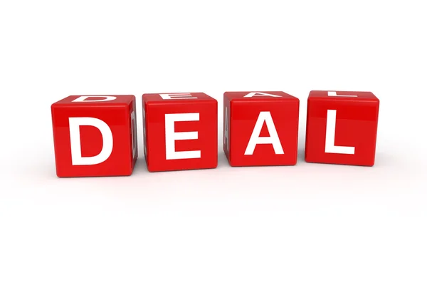 Deal cubes — Stock Photo, Image