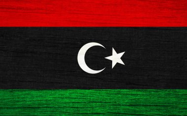 Libya'da bayrağı