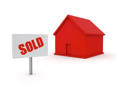 Home sold clipart