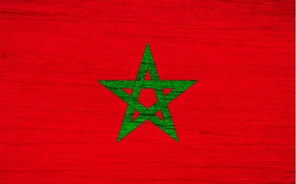 Flaga Maroko — Zdjęcie stockowe