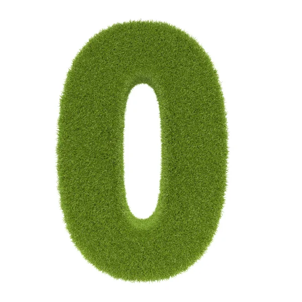 Grass number — Stock Photo, Image