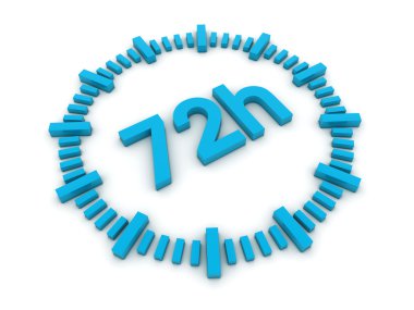 72h delivery clipart