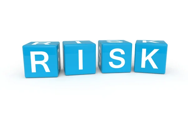 stock image Risk cubes