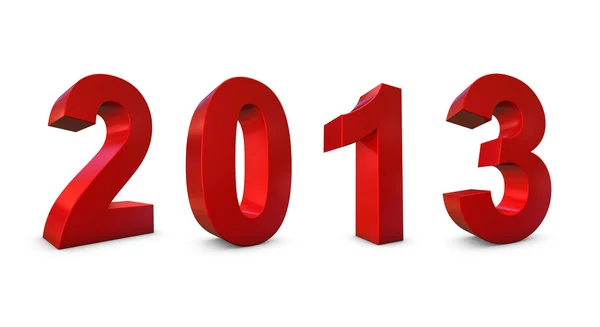 stock image New year 2013 3d render