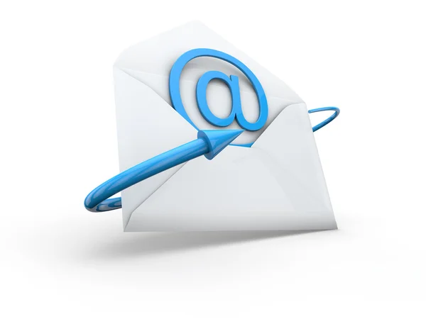 stock image Mail with arrow