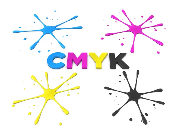 Koncepcja CMYK — Zdjęcie stockowe