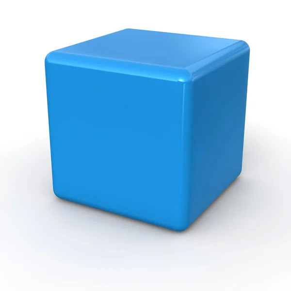 3d 렌더링 그림 큐브 — 스톡 사진