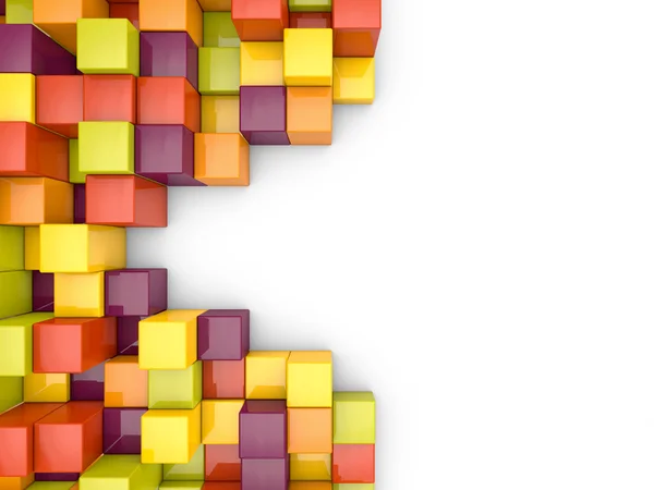 Cubes abstract background — Stock Photo, Image