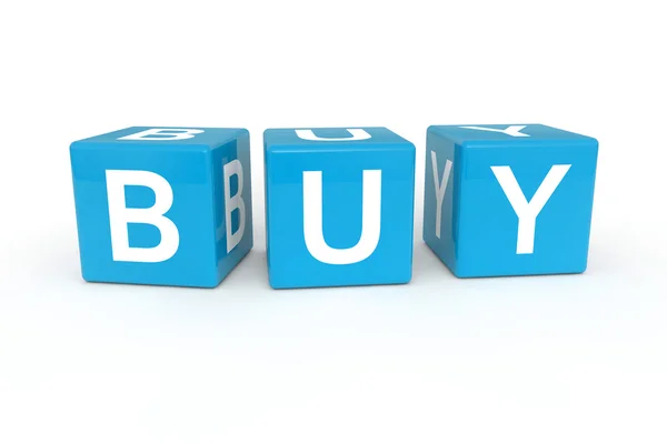 Buy cubes — Stock Photo, Image