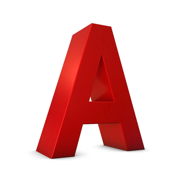 stock image Red letter 3D