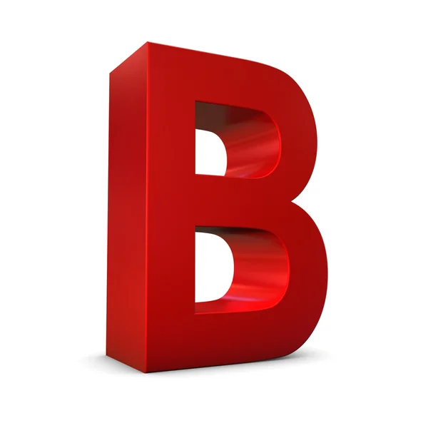 Red letter 3D — Stock Photo, Image