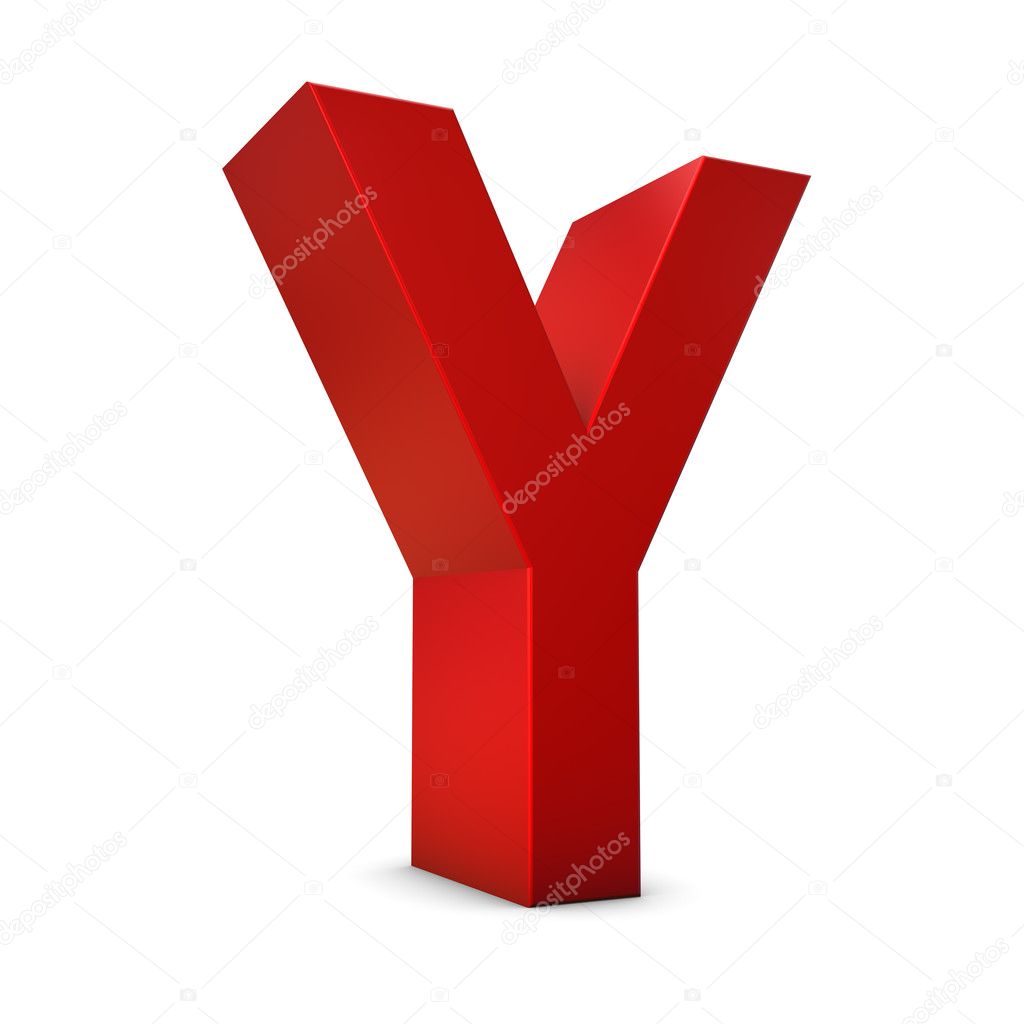 Red letter 3D — Stock Photo © Iznogood #9848389