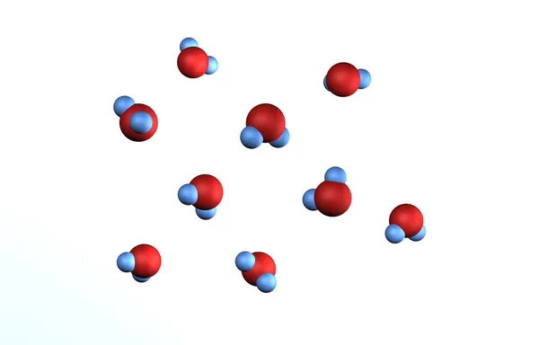 Molekuly vody — Stock fotografie