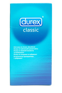 Sixpack Durex Condom Box clipart