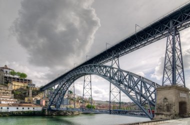 Steel bridge Ponte dom Luis clipart