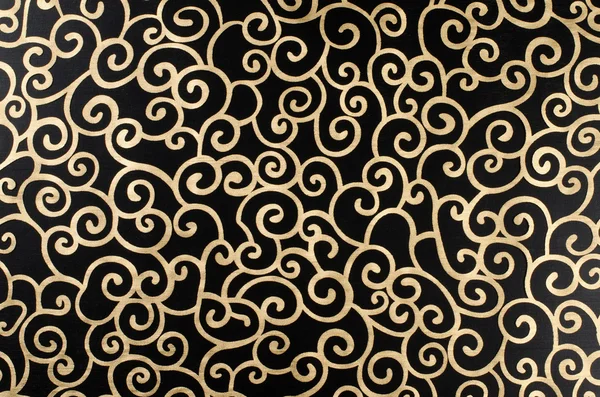 Золотой абстрактный арабеск — стоковое фото