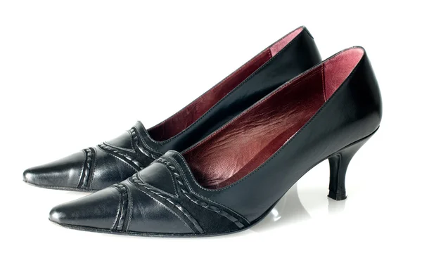 Buty czarny dama — Zdjęcie stockowe