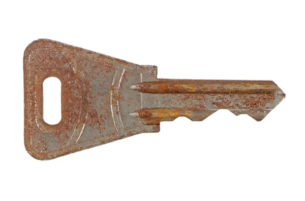 Zardzewiały klucz — Zdjęcie stockowe