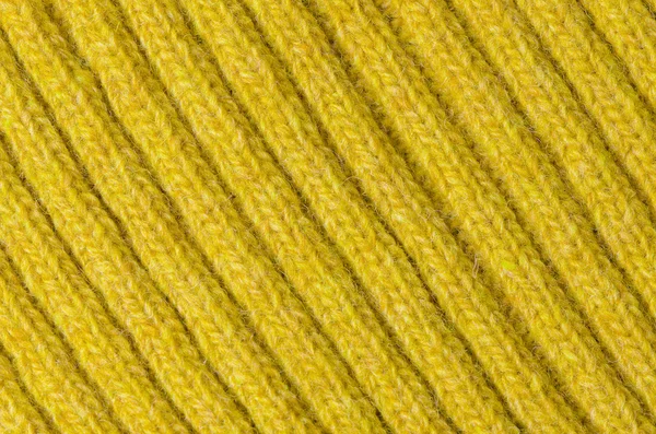 黄色のウールのテクスチャ — ストック写真