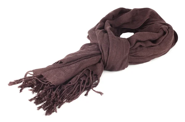 Warmer Schal in braun — Stockfoto