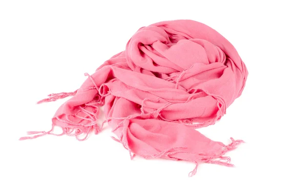 Ζεστό κασκόλ σε ροζ χρώμα — Φωτογραφία Αρχείου